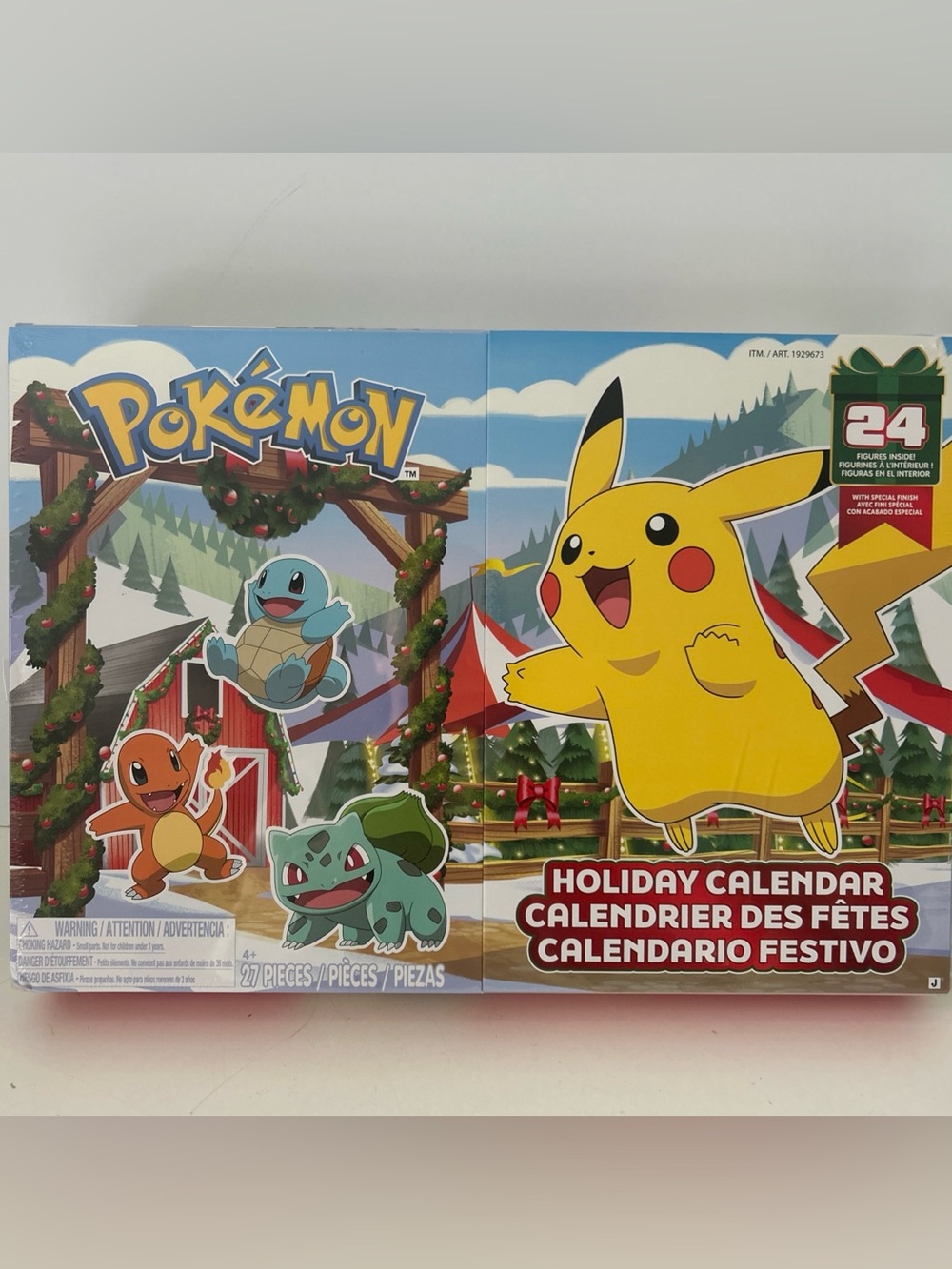 NEW VIRAL Pokemon Advent Calendar Sealed Box w 24 Figures Inside Special Finish